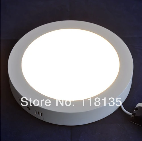 Поверхностного монтажа из светодиодов панель Warmwhite / холодный белый для кухни AC85-265V 12 Вт 860LM круглый из светодиодов потолочный светильник