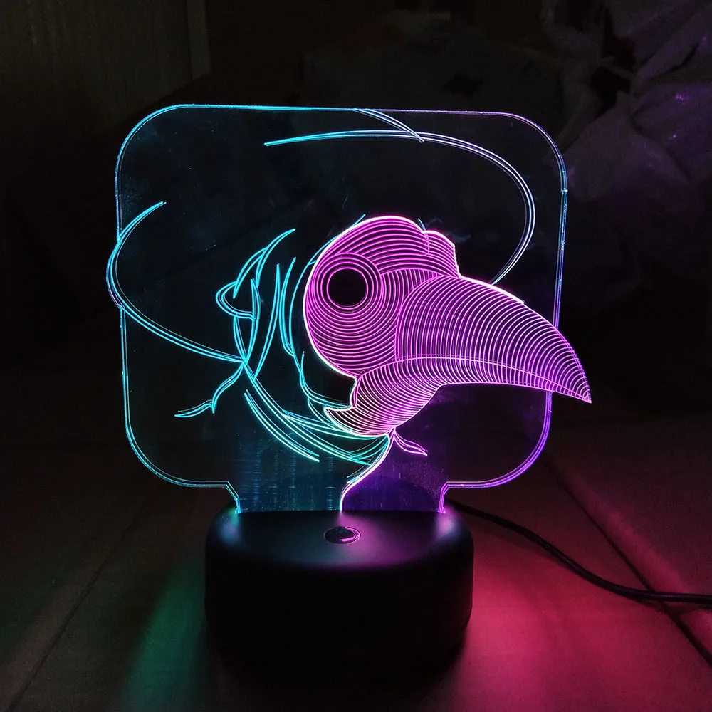 Touch Switch 7 Color Change Table Lamp For Bedroom Usb Desk Lamp