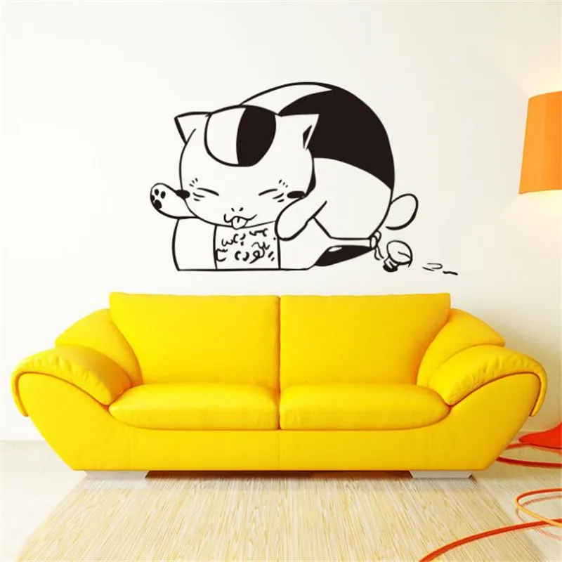 IDFIAF New cartoon cartoon cute cat wall stickers home decoration
