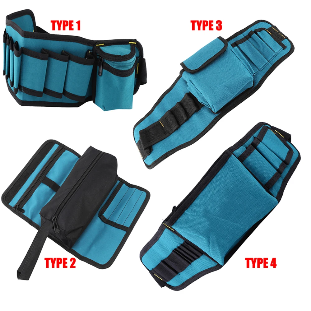 Bolsa de herramientas electricistas profesionales plegables Portaherramientas de almacenamiento Bolsa de rollo Organizador conveniente Despliegue Tama/ño 25 x 36 cm