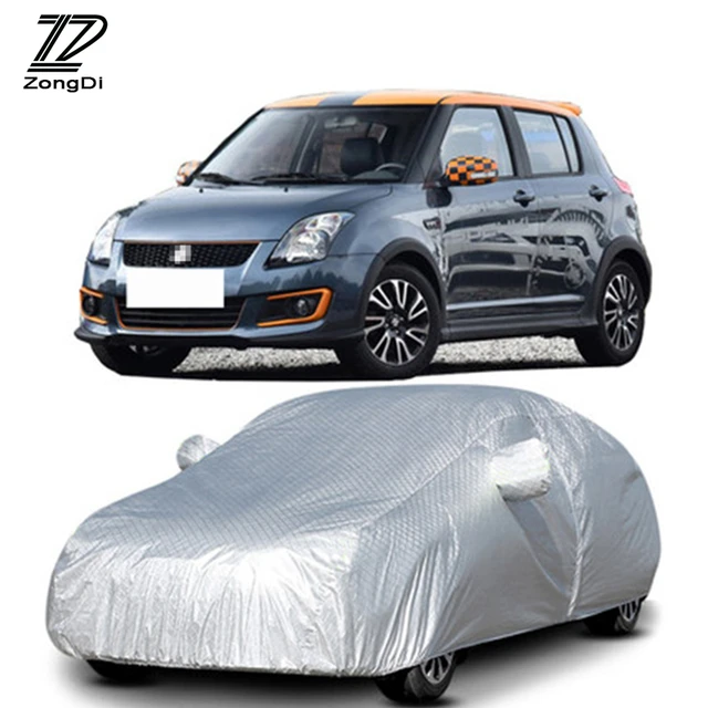 ZD Hatchback M Waterproof Dustproof Car covers for Citroen C2 Suzuki Swift  Alto Fiat 500 Mini