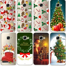 Рождество Coque ТПУ чехол для samsung Galaxy S5 S6 S7 S8 S9 плюс край A3 A5 A6 A8 J2 J3 J5 J7 для samsung S8 плюс