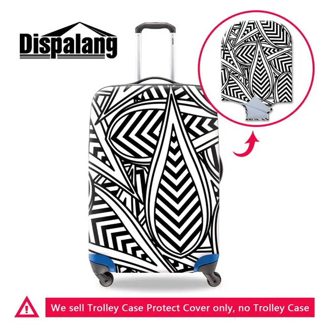 Clear luggage covers 2016 personalized cover for suitcase Patchwork