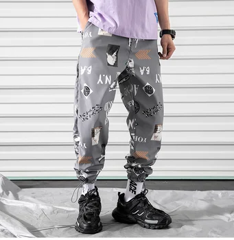 

Zogaa 2019 New youth loose Europe and the United States nine pants men's trend wild feet men's casual beam pants plus size S-3XL