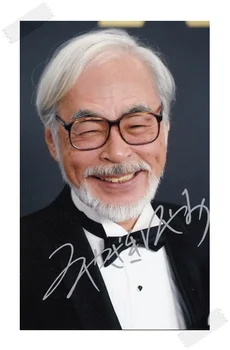 

Miyazaki Hayao autographed signed photo picture 4*6 inches collection freeshipping 02.2017