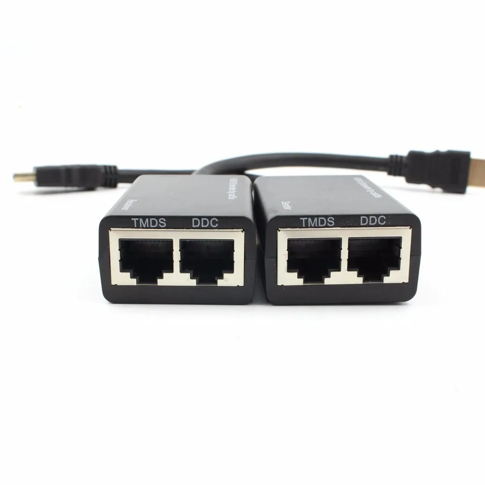 1080 P HDMI по RJ45 Cat5e Cat6 UTP LAN Ethernet балун Extender повторителя расширения сети Усилители домашние