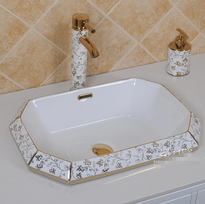 

Gold Art basin embedded in Taichung basin counter basin
