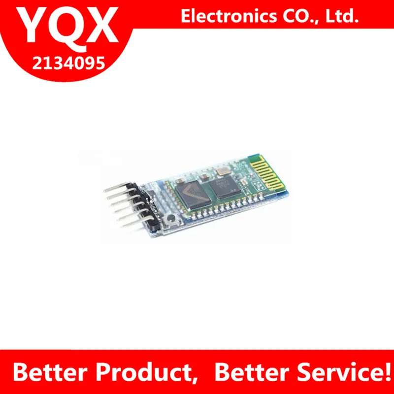 Hc-05 hc05 modulo inalambrico para Arduino serial 6 Pasadores Bluetooth receptor RF transceptor RS232 esclavo maestro | Электроника