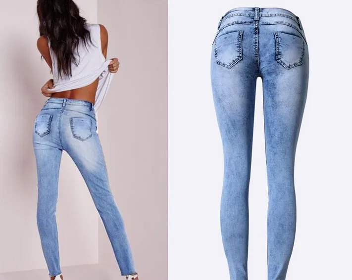 Большие размеры женские синие узкие рваные прямые джинсы брюки с высокой талией, из лоскутов потертые эластичные джинсы брюки