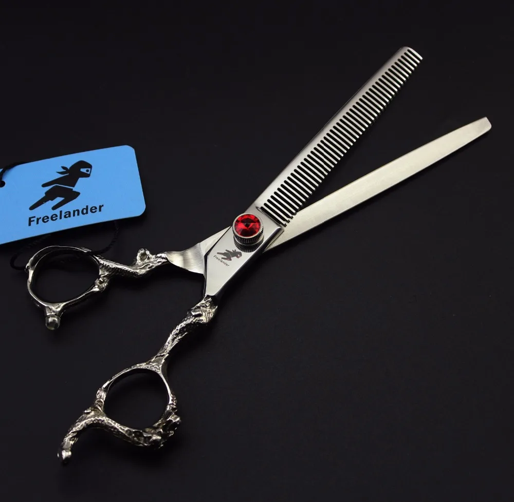 Freelander 7 "Япония 440C серебро ПЭТ Ножницы Набор для ножницы для стрижки домашних животных