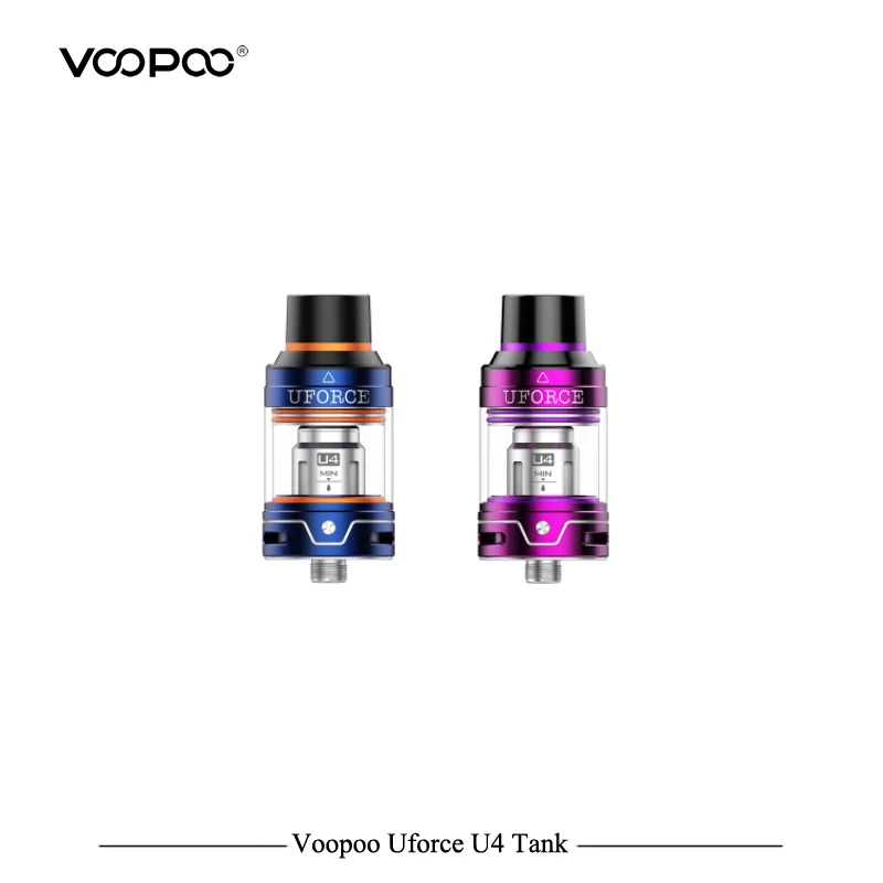 New Arrival Voopoo Uforce U4 Tank 3.5ml Capacity Atomizer with Uforce U4 Uforce U2 Coil Head 6 Colors Option Fit Drag 157w Vape