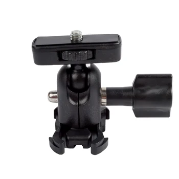 

1/4" Universal Tripod Screw Head 360 Degree Swivel Mini Ball Head Hot Shoe Mount Adapter For GoPro DSLR Camera Accessory