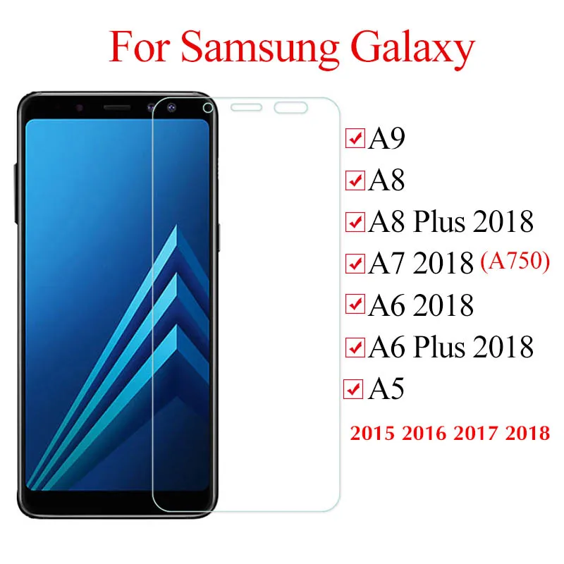 Защитное стекло для samsung galaxy a9 a8 a7 a6 a5 plus закаленное стекло a750 a 9 8 6 8a Защитная пленка для экрана samsun galax