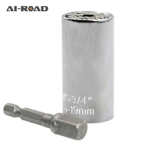 Динамометрический ключ универсальный рукав набор головок Волшебная розетка рукав 7-19 мм гаечный ключ Gator Grip мульти ручные инструменты cr-v материал