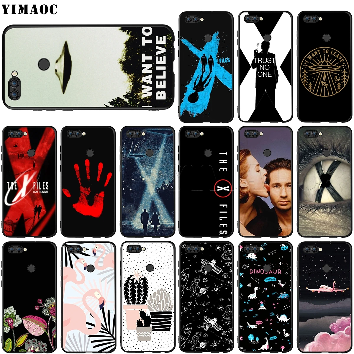 

YIMAOC The X Files I Want to Believe Case for Huawei Mate 10 P8 P9 P10 P20 P30 P Smart Lite Pro Mini 2017