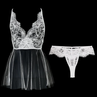 النساء البيجامات اللباس شاش شفاف فستان سهرة مثير ا...