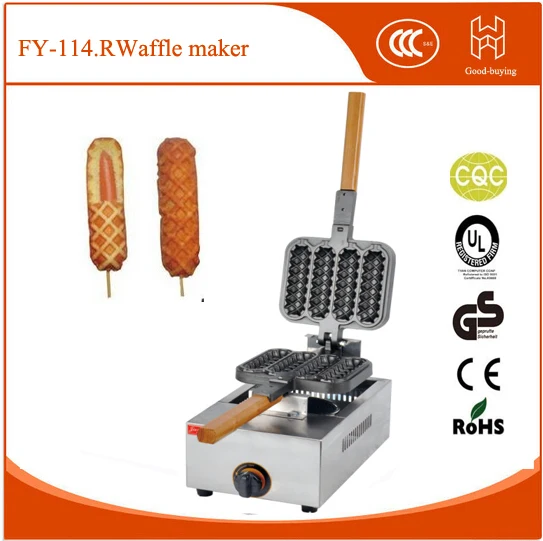 Freeshipping 4 pieces kit machine snack muffin baker hotdog commercial GAS belgian waffle Lolly waffle maker