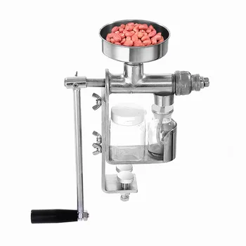 

Manual Oil Press Peanut Nuts Seeds Expeller Oil Extractor Machine Household Oil Press Machine For Use with Sun Flour, Rape Seed