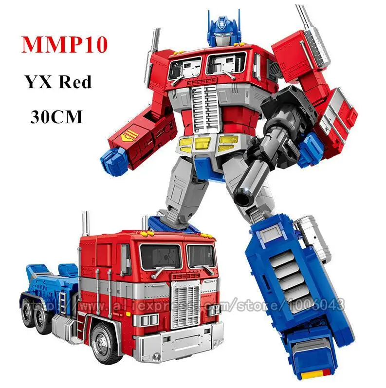 YX Red MMP10 Wei jiang негабаритных 30 см Трансформационные игрушки MPP10 SS05 Аниме Робот автомобиль фигурка самолета Модель Дети мальчик взрослому подарок на день рождения - Цвет: YX Red MMP10