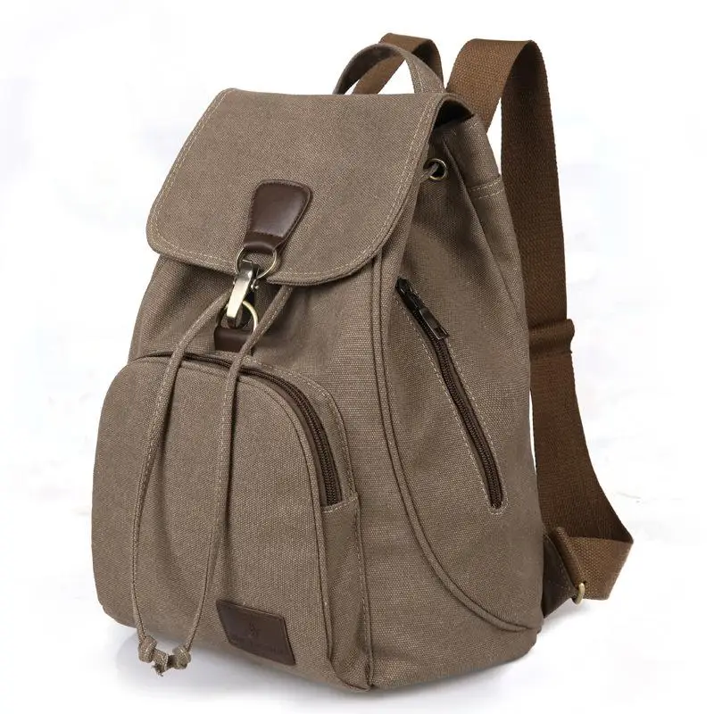 Новое поступление женские дорожные рюкзаки, мужские холщовые рюкзаки, студенческие школьные сумки, модные сумки унисекс - Цвет: Coffee