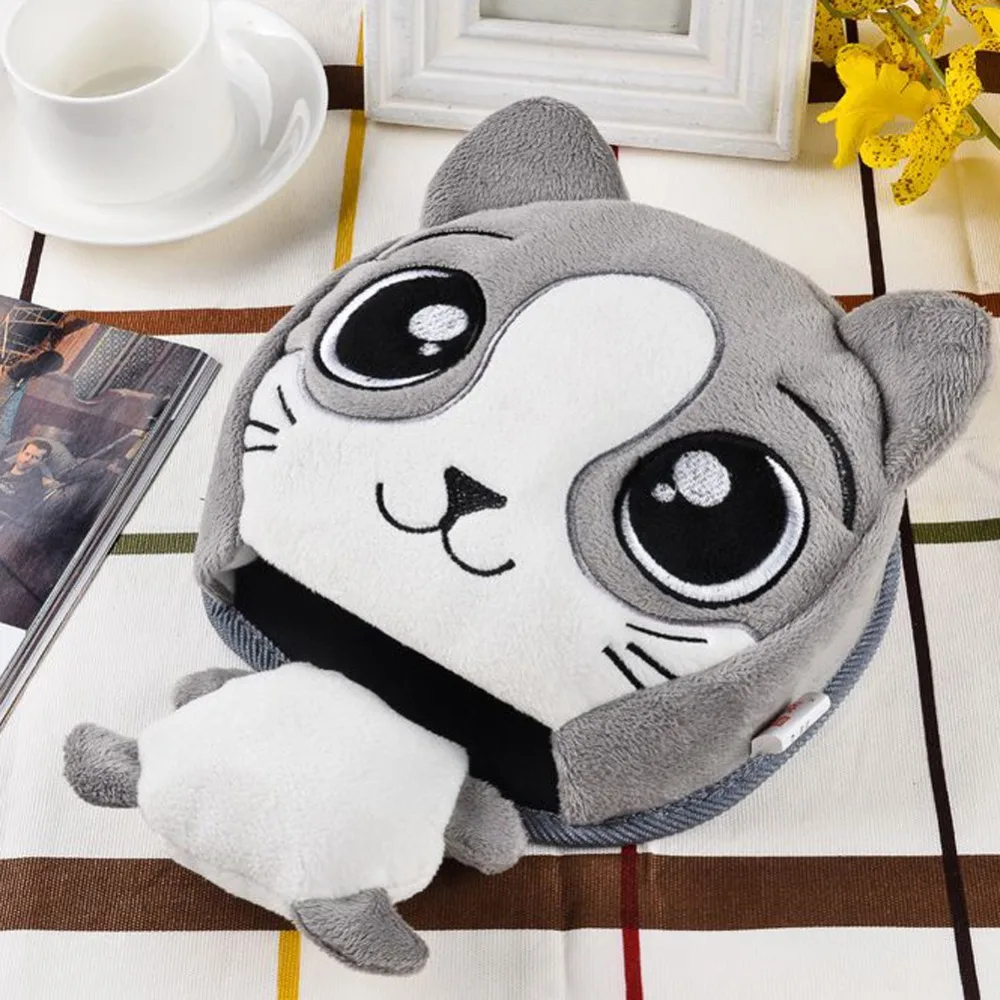 

USB Hand Warmer Mouse Pad with Built-in Warmer Pad Cute Cartoon Animals Desgin warmer fever mouse pad in the winter