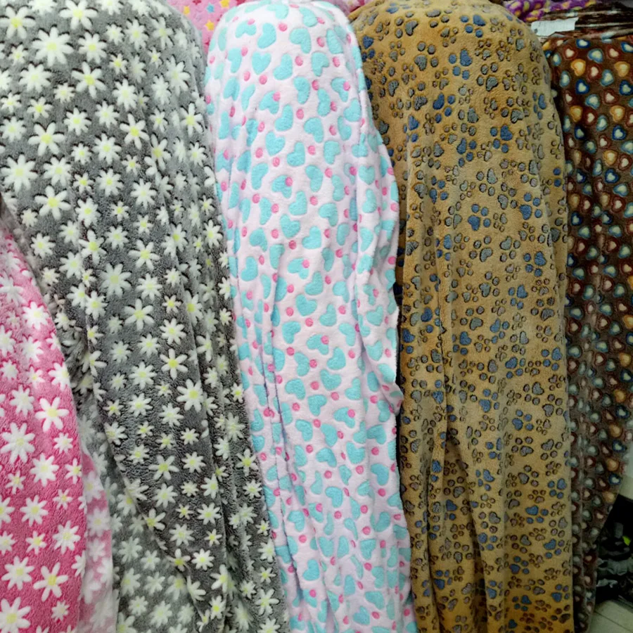 

soft flannel soft fabric pajamas double side fleeced material plush warm fabric baby cloth DIY craft material 160*50cm