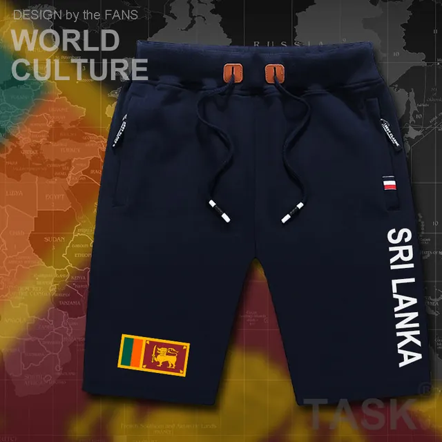 Sri Lanka Lankan mens shorts beach man men's board shorts flag workout