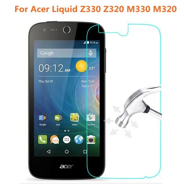 2.5D Закаленное стекло для Acer Liquid Z330 Z320 Высококачественная защитная пленка