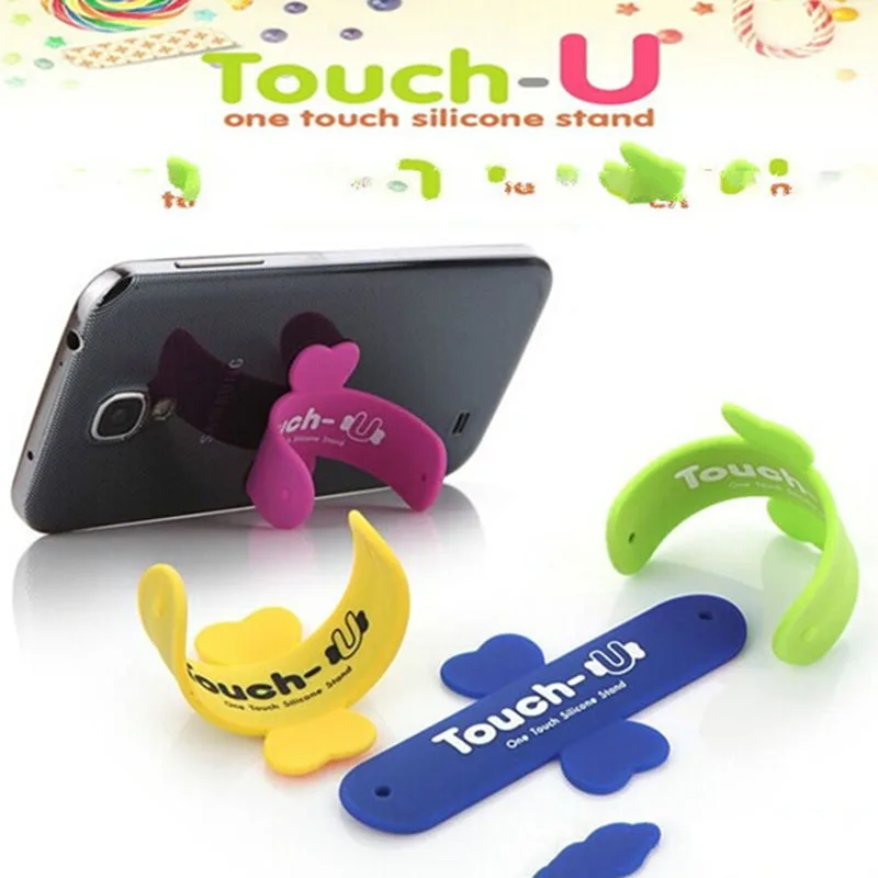 U support for mobile phone Magic Sticker phone ring holder for iphone