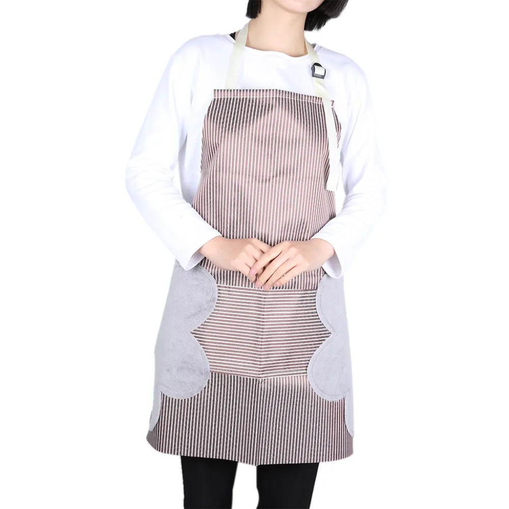 Кухонный модный домашний взрослый женский Японский водонепроницаемый и маслостойкий стираемый регулируемый ручной фартук* D
