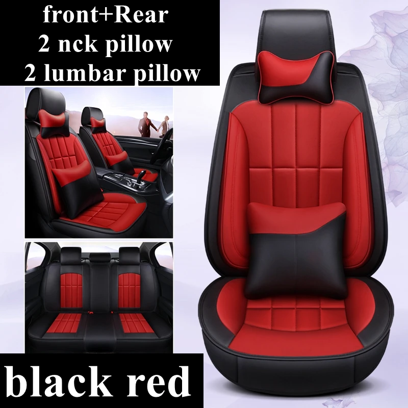 full set black leatherette Car seat covers fit Citroen DS5
