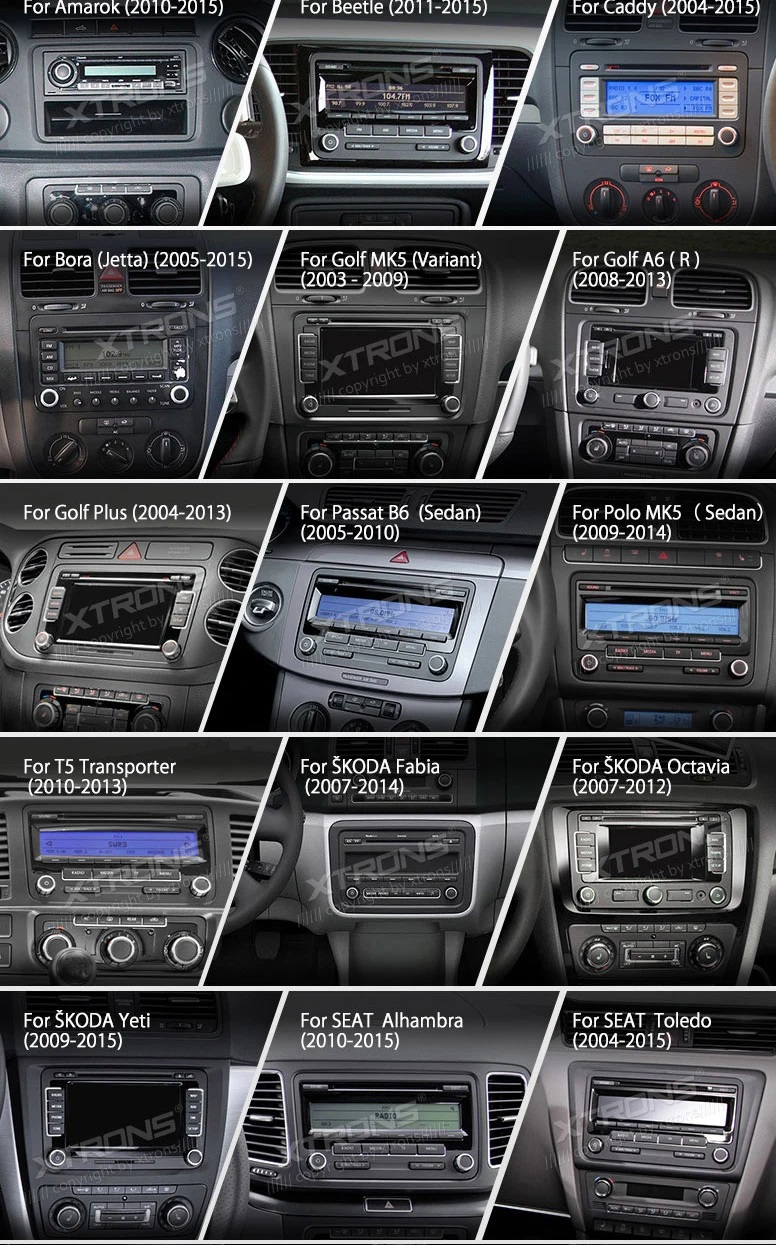 Discount 9" Android 6.0 Car Radio for Volkswagen EOS 2006-2015 & Golf Plus 2003-2013 & Bora 2005-2015 with 4G/3G/WIFI Internet Support 3