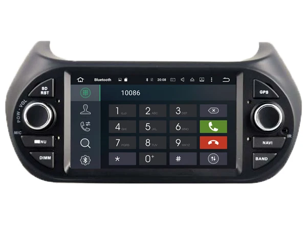 Discount Android 8.0 CAR Audio DVD player FOR Deckless FIAT Fiorino gps Multimedia head device unit receiver BT WIFI 20