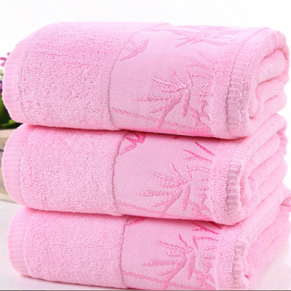 

1pcs/lot Bamboo fiber bamboo towel thick towels 70x140cm beach towel super soft antibacterial bathroom products