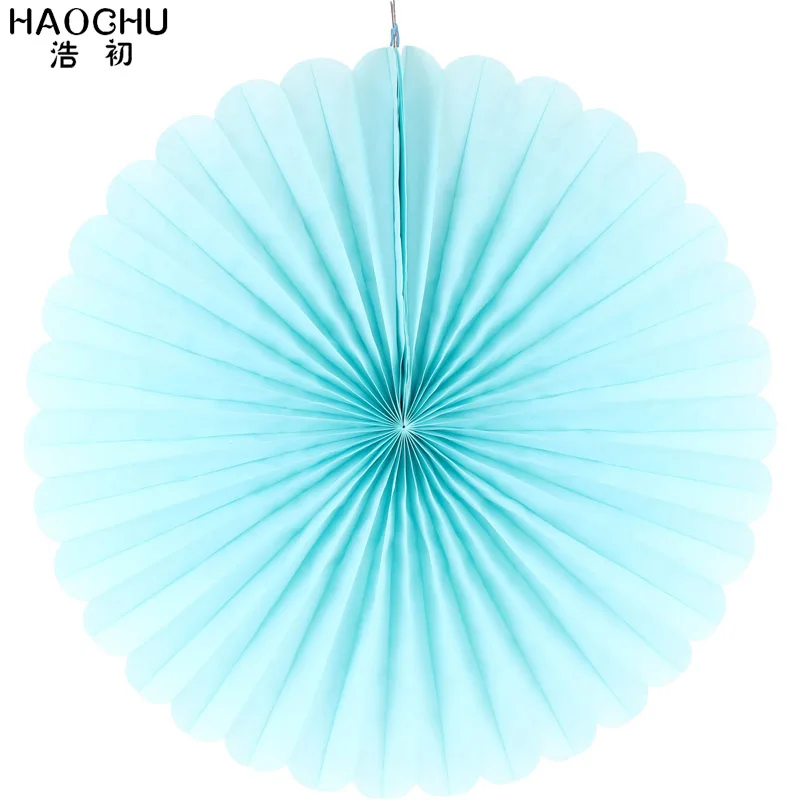 HAOCHU 5 шт./лот 20 Вт, 30 Вт, 40 см цветной бумажный цветок вентиляторы красочные бумажные вееры для украшений на вечеринку детская одежда для дня рождения - Цвет: Серый