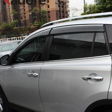 Для Toyota RAV4 RAV 4 2013- дефлекторы окон автомобиля дефлектор ветра защита от солнца дождь Ветер вентиляционное отверстие козырек крышка автомобильные аксессуары