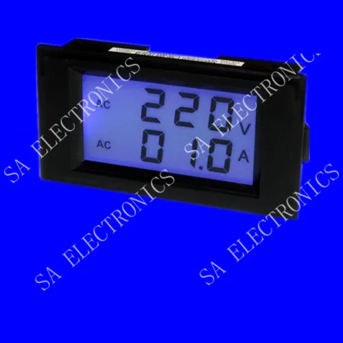 

[BELLA]100A dual display digital voltmeter digital AC current meter ( black shell )--5PCS/LOT