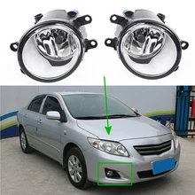 Для Toyota Corolla 2008-2010 2 шт Противотуманные фары для Avensis Camry Ractis Verso RAV4 2003-2014 галогенные лампы решетка обложки переключатель проводов