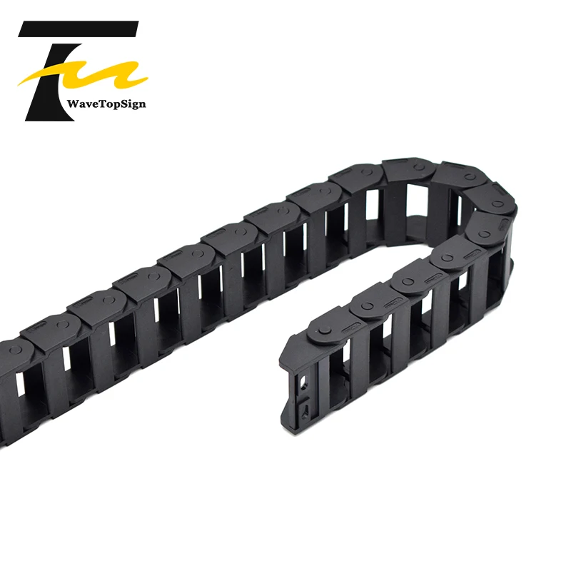 Bridge Non-Opening Cable Chain 10x20 15x20 30mm Transmission Plastic Drag Towline For Laser Cutting Engraving CNC Machine Tool plastic cable chain cable carrier