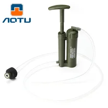 AOTU Открытый походный Кемпинг индивидуальный очиститель воды аварийные очистители воды очиститель портативный супер легкий контейнер для воды