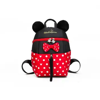 

New Kids bag Kindergarten Children Cartoon Mickey School Bags Pink Minnie Backpack Princess Schoolbags Satchel For Boys Girls