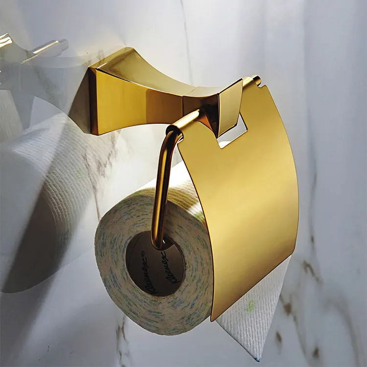 Buy New Wall Mounted luxury brass copper gold Toilet