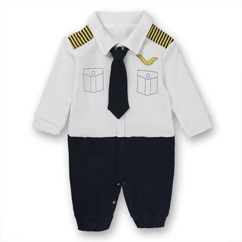 

Christmas new Children pajamas gentleman baby rompers newborn baby boys clothes long sleeve cotton costume baby girls romper