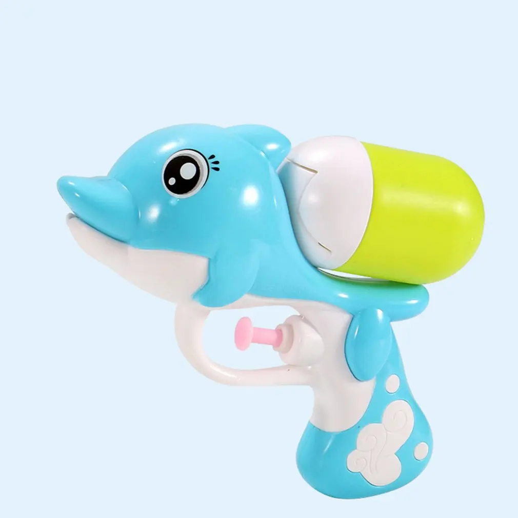 Мини Дельфин водяной пистолет ребенок пушка воды пляжа съемки игры для детской ванны, плавание игрушки забавная Детская летняя игрушка для