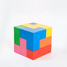 7 цветов Новые Детские Форма волшебный куб мелок fine художественные канцелярские товары раннего образования и детские игрушки