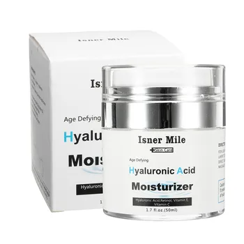 

Hyaluronic Acid Vitamin A+E Retinol Moisturizer Face Cream 50ml Heal Dryness Anti Aging Fine Lines Wrinkles Whitening Cream