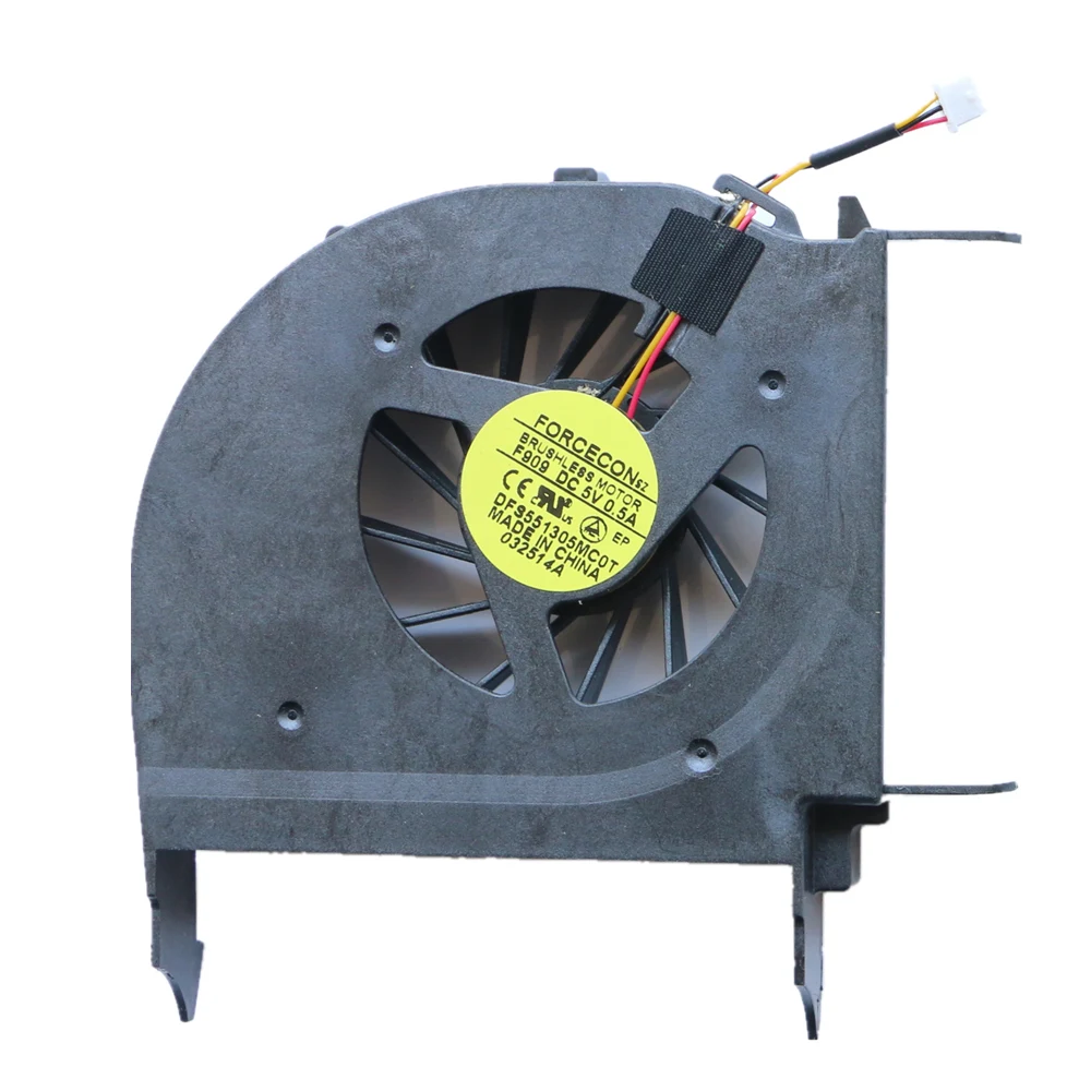 

New Cpu Fan For HP DV7 DV7-2000 DV7-2100 DV7-3000 DV7-3100 Cpu Cooling Fan FORCECON DFS551305MC0T F909 516876-001