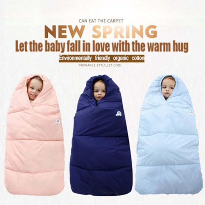 

High Quality Baby Warm Sleeping Bag Toddlers Windproof Thickening Baby Stroller Winter Stroller Footmuff Envelopes for Newborns