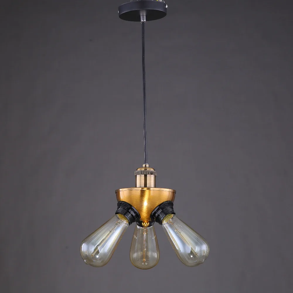 Modern 3 head triangle pendant lamp For Kitchen Lights ...