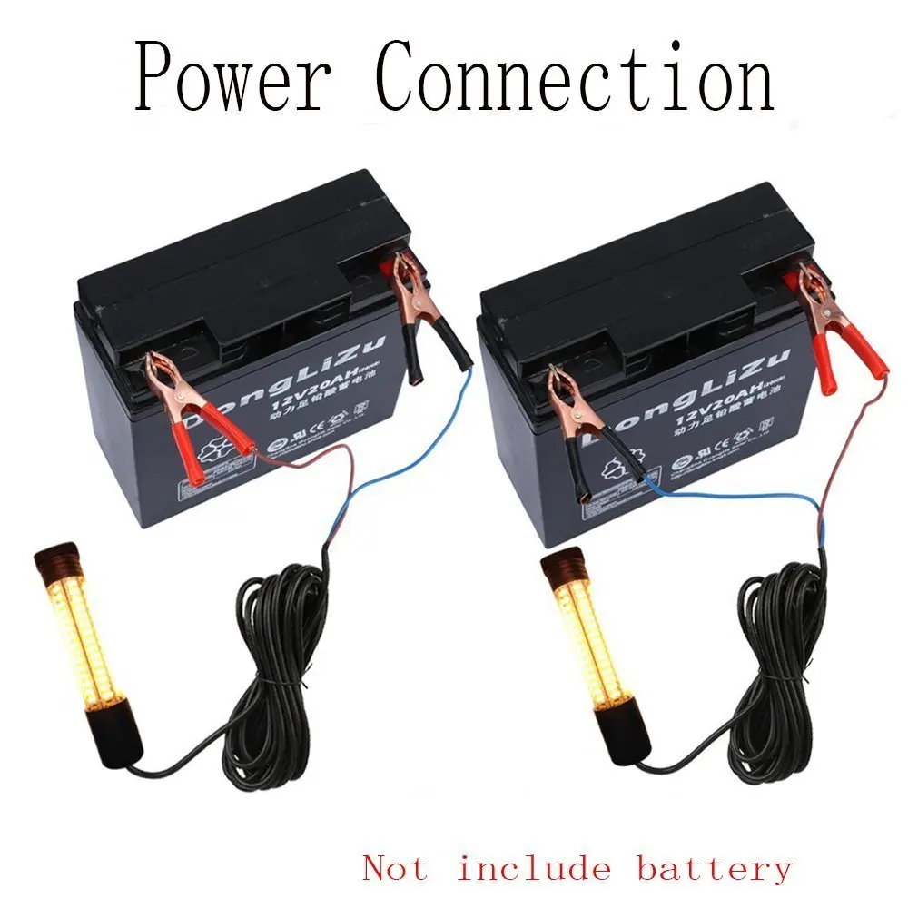 Lulas e Peixes Luz de Pesca Luz de Pesca para Camarão Subaquática Led Lâmpada Isca Finder Noite para Camarão Camarões 10w 12 V-24 v 180 5 lulas e peixes